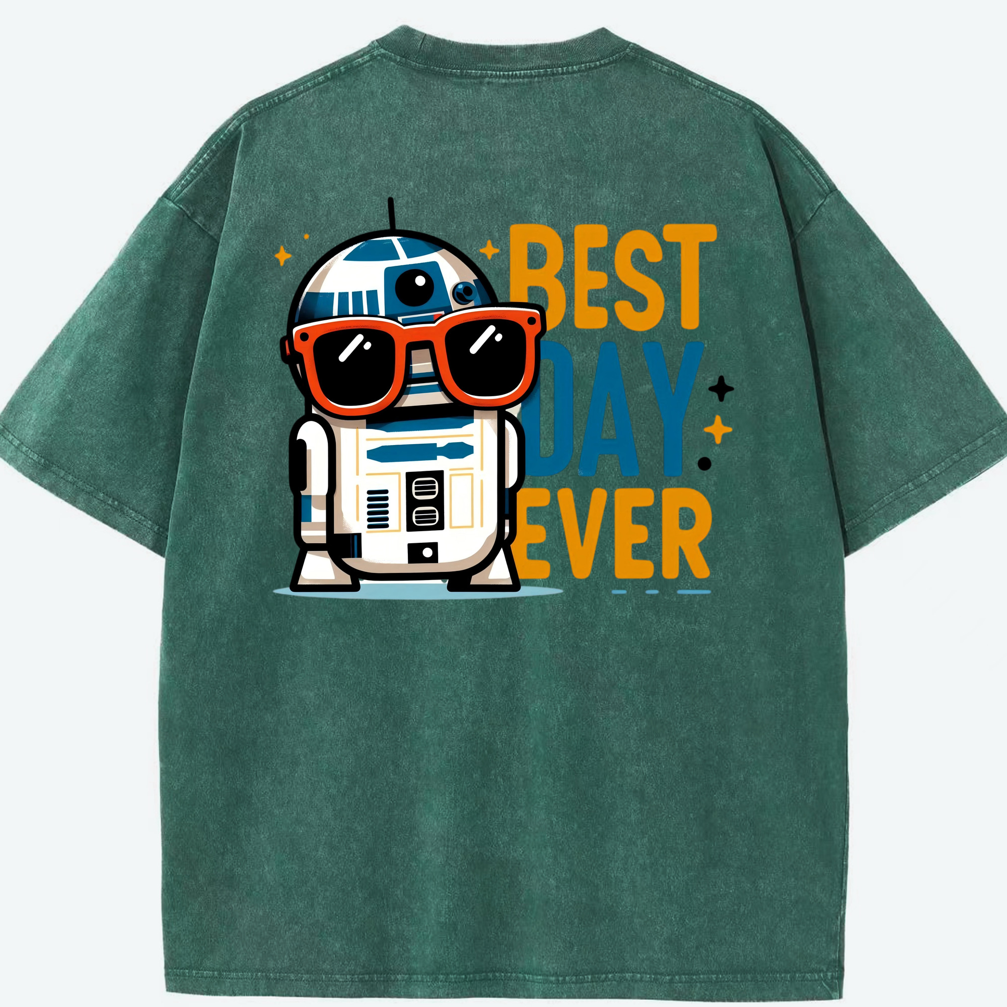 （画像用） スター・ウォーズ Star Wars 綿100% ヴィンテージ風 半袖Tシャツ（背面プリント）